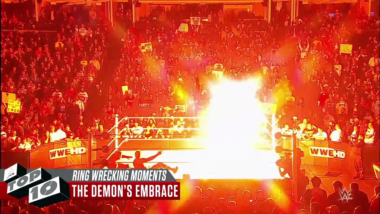 WWE TOP 10  Ring Wrecking Moments