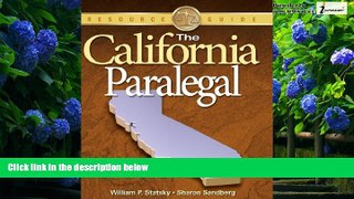 Books to Read  The California Paralegal (Paralegal Reference Materials)  Full Ebooks Most Wanted