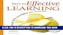 [Ebook] Keys to Effective Learning: Study Skills and Habits for Success Plus NEW