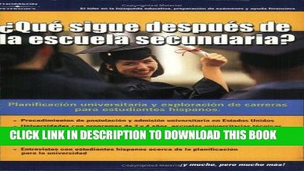 [Ebook] Que Sigue Despues de la Escuela Secundaria (Peterson s What s Next After High School)