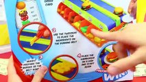 BURGER MAKER GAME Burger Mania Board Game Challenge for Kids   McDonalds Happy Meal Cash Register