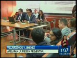 Villavicencio y Jiménez apelarán la prisión preventiva