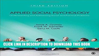 Read Now Applied Social Psychology: Understanding and Addressing Social and Practical Problems