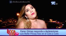 Karen Gómez responde a declaraciones que Mafer Pincay hizo en el Cara a Cara