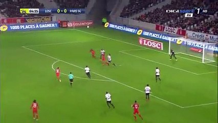 0-1 Edinson Cavani Goal - Lille vs PSG - 28.10.2016 HD
