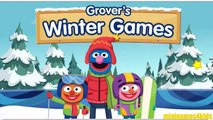 Sesame Street Grovers Winter Games For Boys And Girls Snow Play Fun