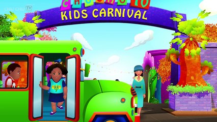 Surprise Eggs Nursery Rhymes | Wheels On The Bus | Learn Colours & Parts of the Bus | ChuChu TV
