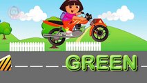 Coloring Dora Motor Bike - Learning Colours with #Masha and #Dora and Play Toys #5