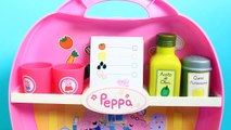 Peppa Pig Pizzeria Playset Pizza Shop Carry Case PlayDoh Chef Peppa Nickelodeon Unboxingsurpriseegg