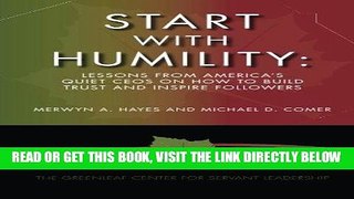 [Free Read] Start with Humility Free Online