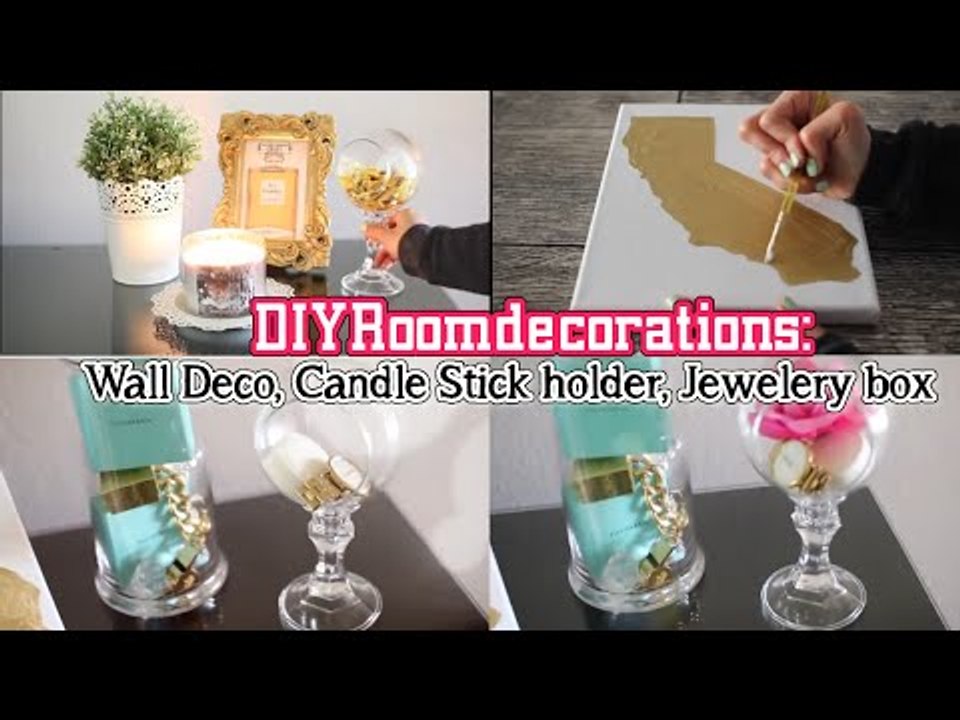 DIY Room Decoration-Wall deco, Candle holder, Jewelery box