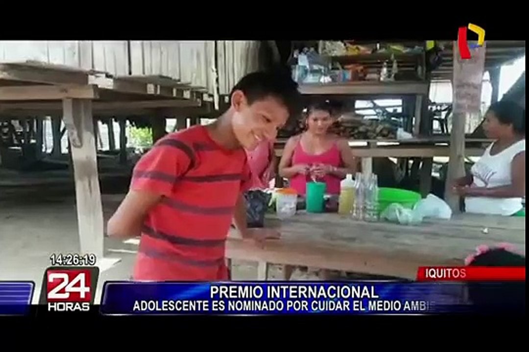 Iquitos: peruano de 13 años fue nominado a prem...