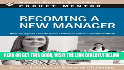 [Free Read] Becoming a New Manager: Expert Solutions to Everyday Challenges Full Online