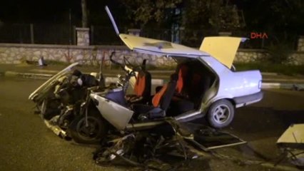 Bursa - Asker Eğlencesine Giderken Kaza Yaptılar: 2 Ölü, 3 Yaralı
