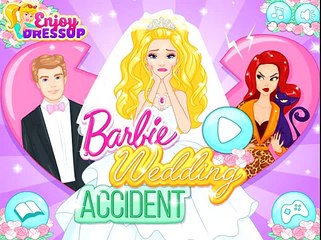 Funny Disney Princess Barbie Games - Barbie Wedding Accident