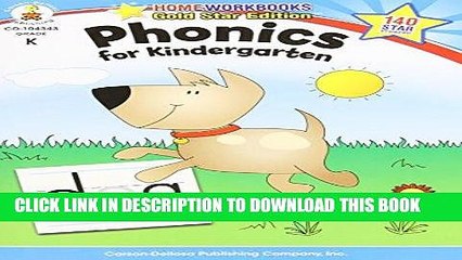 Best Seller Phonics for Kindergarten, Grade K (Home Workbook) Free Read