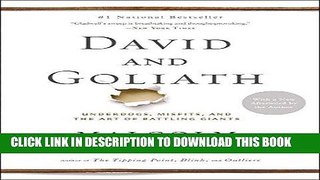 Best Seller David and Goliath: Underdogs, Misfits, and the Art of Battling Giants Free Read