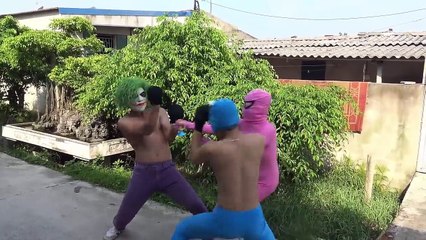 Spiderman vs Joker Boxing Dance Frozen elsa vs Pinks SpiderGirl Pranks Fun superheroes