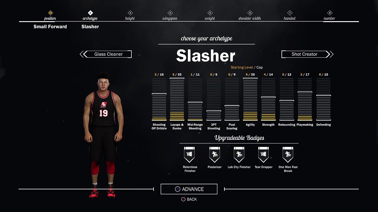 NBA 2K17 Updated SF Build
