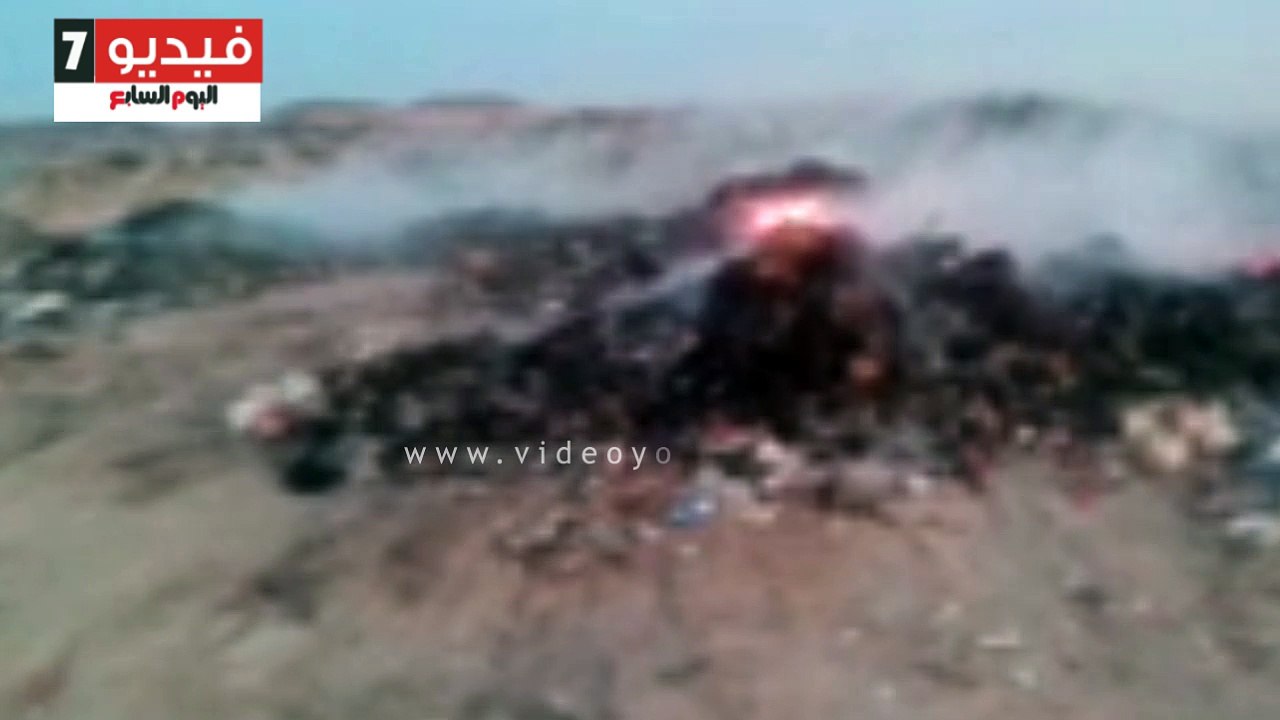 أكوام القمامة تهدد حياة أهالى مدينة الخارجة بالوادى الجديد