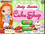 Baby Barbie Cake Shop - Lets Play Barbie Cake Shop[ Game