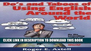 [Free Read] Do s and Taboos of Using English Around the World Free Online