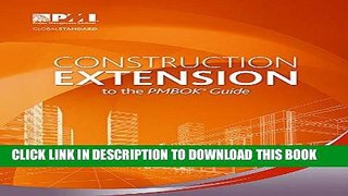 [Free Read] Construction Extension to the PMBOKÂ® Guide Free Online