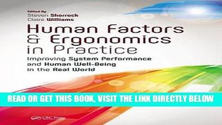 [Free Read] Human Factors and Ergonomics in Practice: Improving System Performance and Human