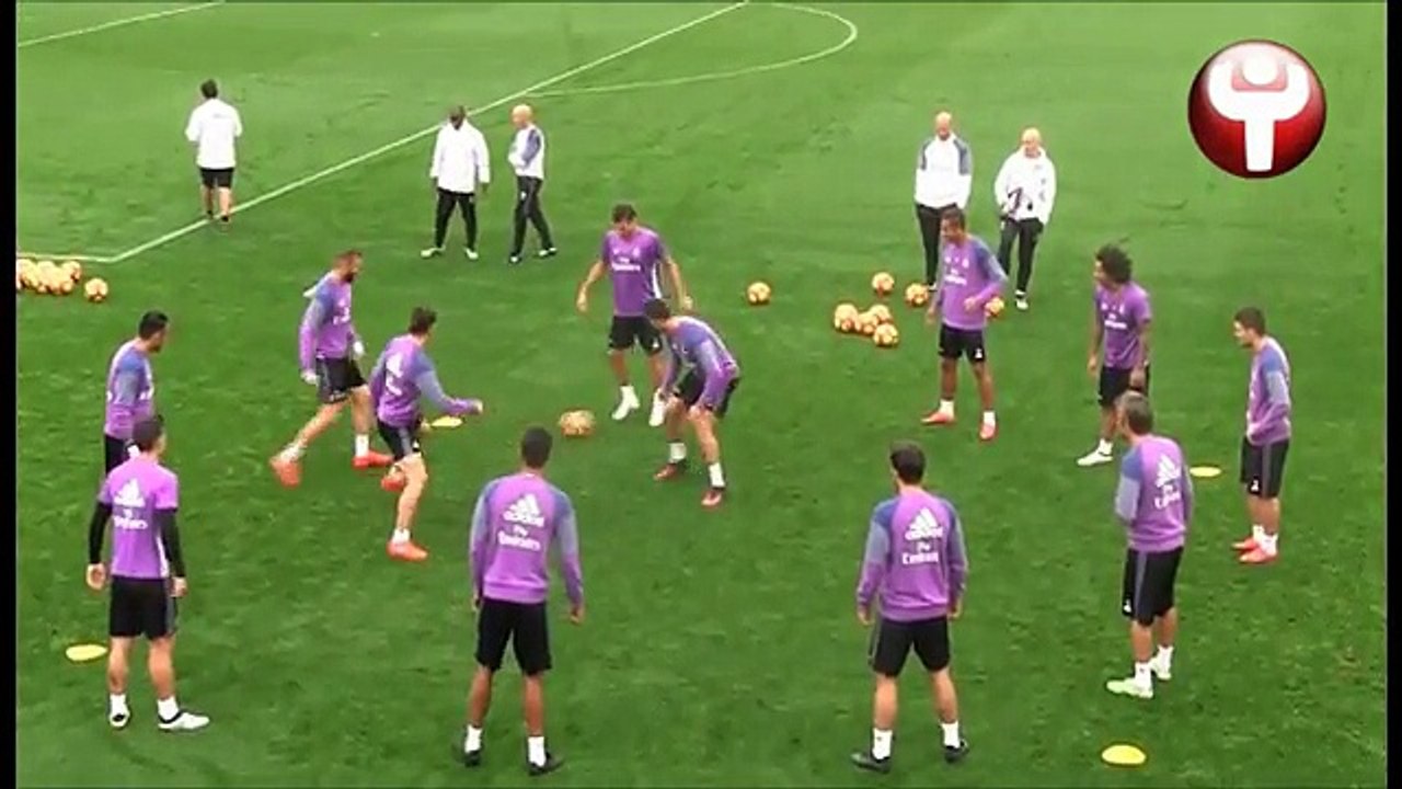 Ronaldo e os mimos nos treinos