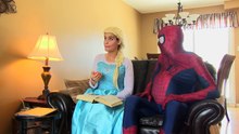 Spiderman & Frozen Elsa vs Maleficent! HELP DOCTOR! Superhero Fun in Real Life )