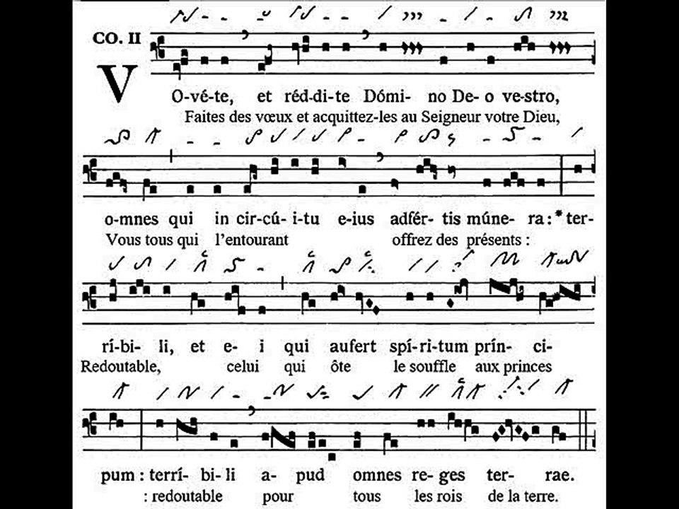 Communio Vovete et reddite, Dominica XXIII TpA (23 TO)
