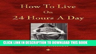 Collection Book How To Live On 24 Hours A Day