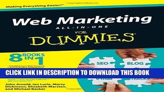 New Book Web Marketing All-in-One Desk Reference For Dummies