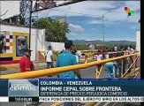 Informe CEPAL sobre actividad económica en frontera colombo-venezolana