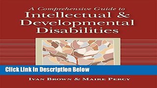 Ebook A Comprehensive Guide to Intellectual and Developmental Disabilities Full Online