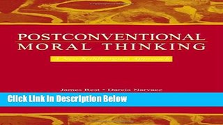 Ebook Postconventional Moral Thinking: A Neo-kohlbergian Approach Free Online
