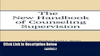 [PDF] New Handbook Of Counseling Supervision [Full Ebook]