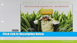 Download Psychological Science: Modeling Scientific Literacy, Books a la Carte Edition [Full Ebook]