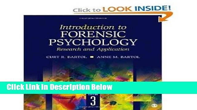 Download Introduction to Forensic Psychology: Research and Application 3rd (Third) Edition Full
