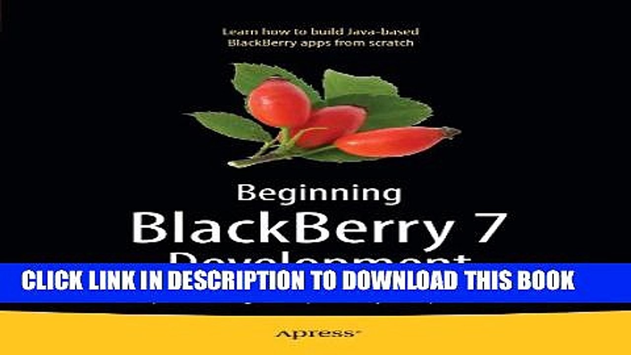 [Read PDF] Beginning BlackBerry 7 Development Download Online
