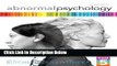 Books Abnormal Psychology Plus NEW MyPsychLab with eText -- Access Card Package (16th Edition)