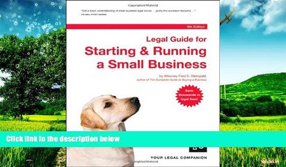 Must Have  Legal Guide for Starting   Running a Small Business  READ Ebook Full Ebook Free