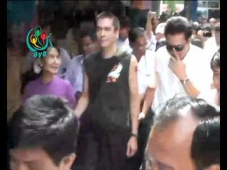 Daw Suu's son returns home