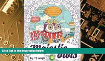 Big Deals  Majestic Owls - A Stress Relief Adult Coloring Book (Adult Coloring Book Academy Stress