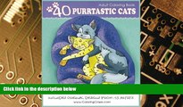 Must Have PDF  Adult Coloring Book: 40 Purrtastic Cats, Stress Relieving Coloring Pages For Adults