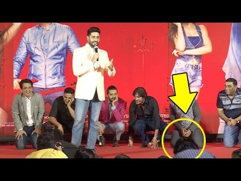 Abhishek Bachchan Trolls & INSULTS A Reporter In Public