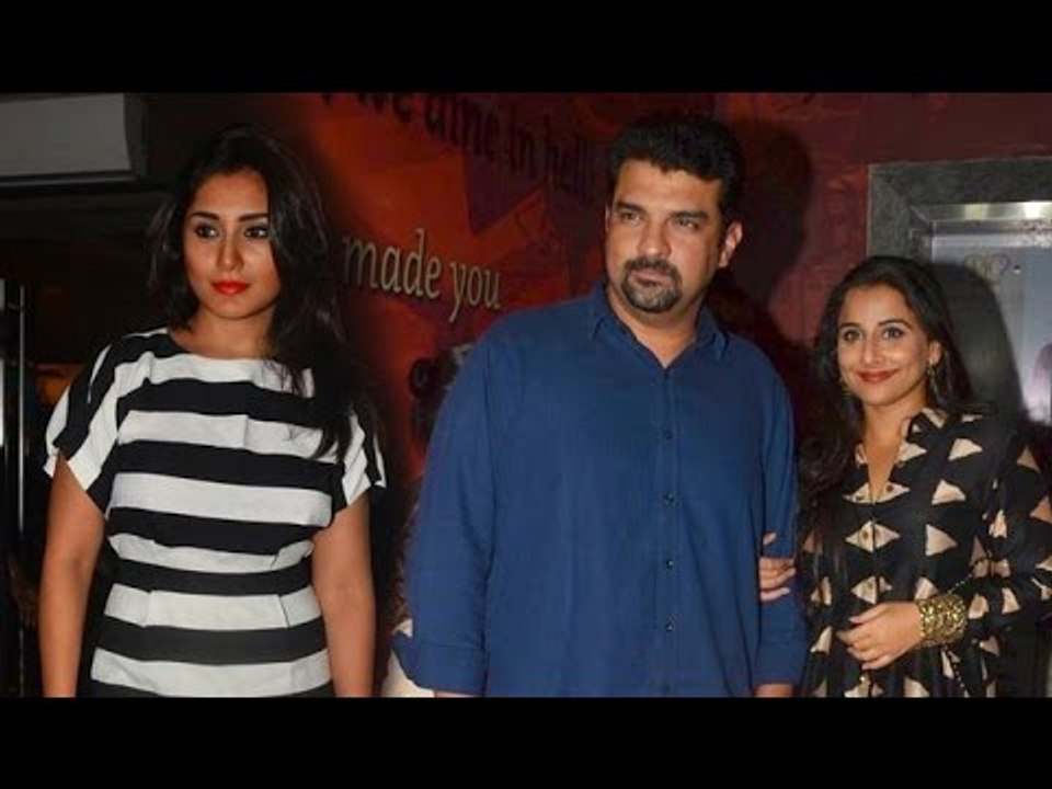 Vidya Balan, Siddharth Roy Kapoor & Rimi Sen At Te3n Movie Special Screening