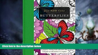 Big Deals  Butterflies: Gorgeous coloring books with more than 120 pull-out illustrations to