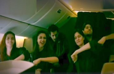Watch Alia Bhatt, Katrina Kaif, Parineeti Chopra Full Drama and Masti in plane.