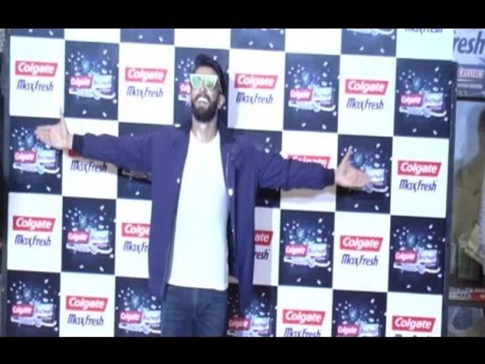 Ranveer Singh's AWESOME Craziness! Colgate Maxfresh Launch video